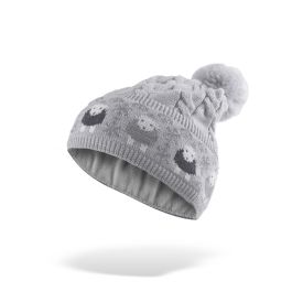 Grey Cable Knit Beanie Hat, WHISTLES