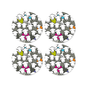 Flock Coaster - Set of 4