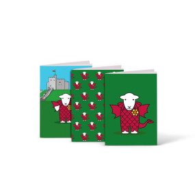 Welsh Herdy Notebook Set