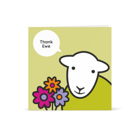 Thank Ewe Card - Green