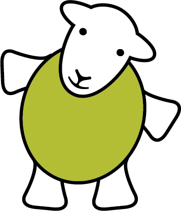 Herdy character with green body