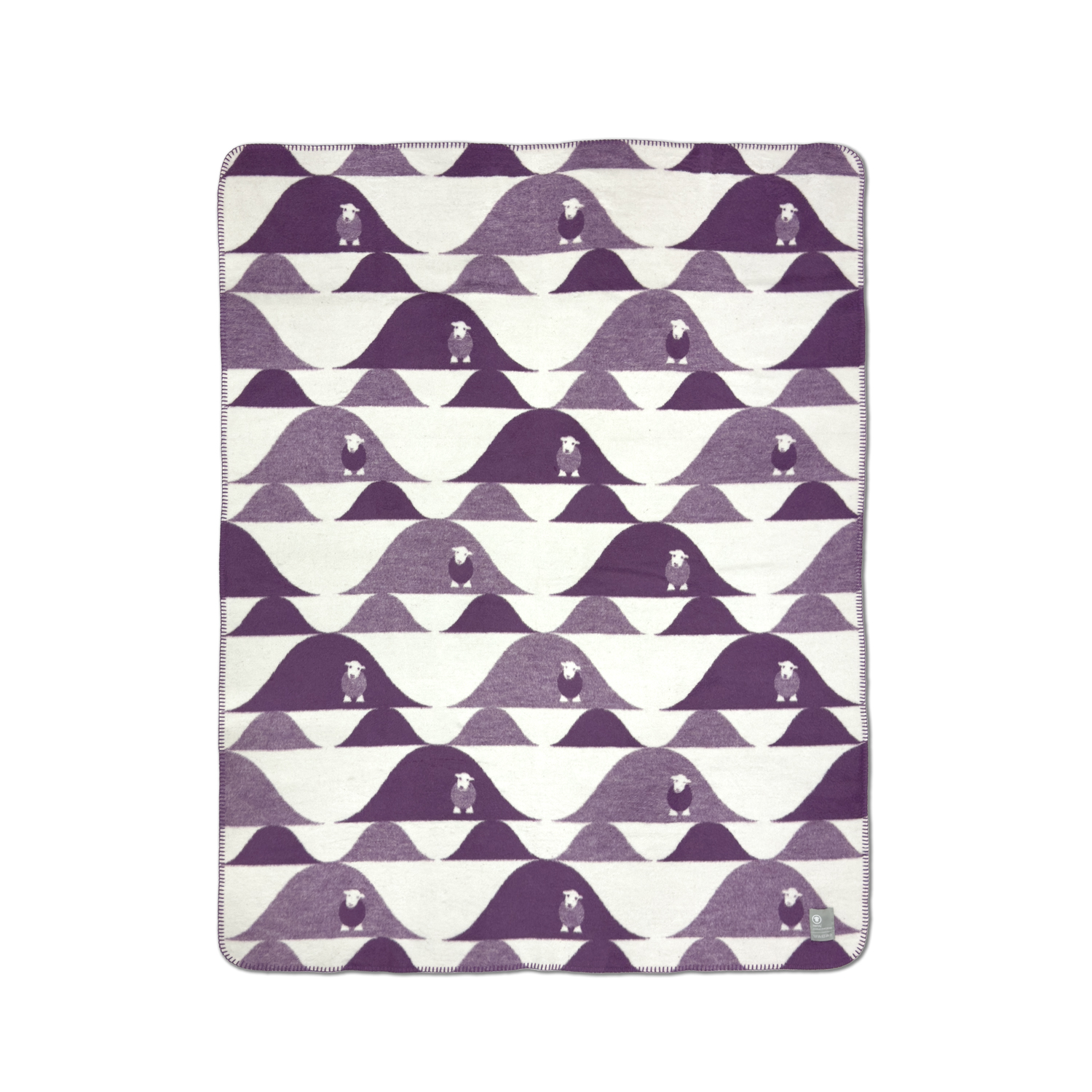 Lakes & Fells Blanket - Purple