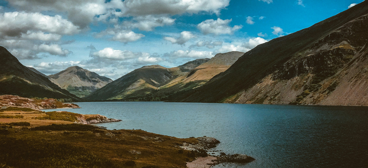 Landscape view of the Lake District