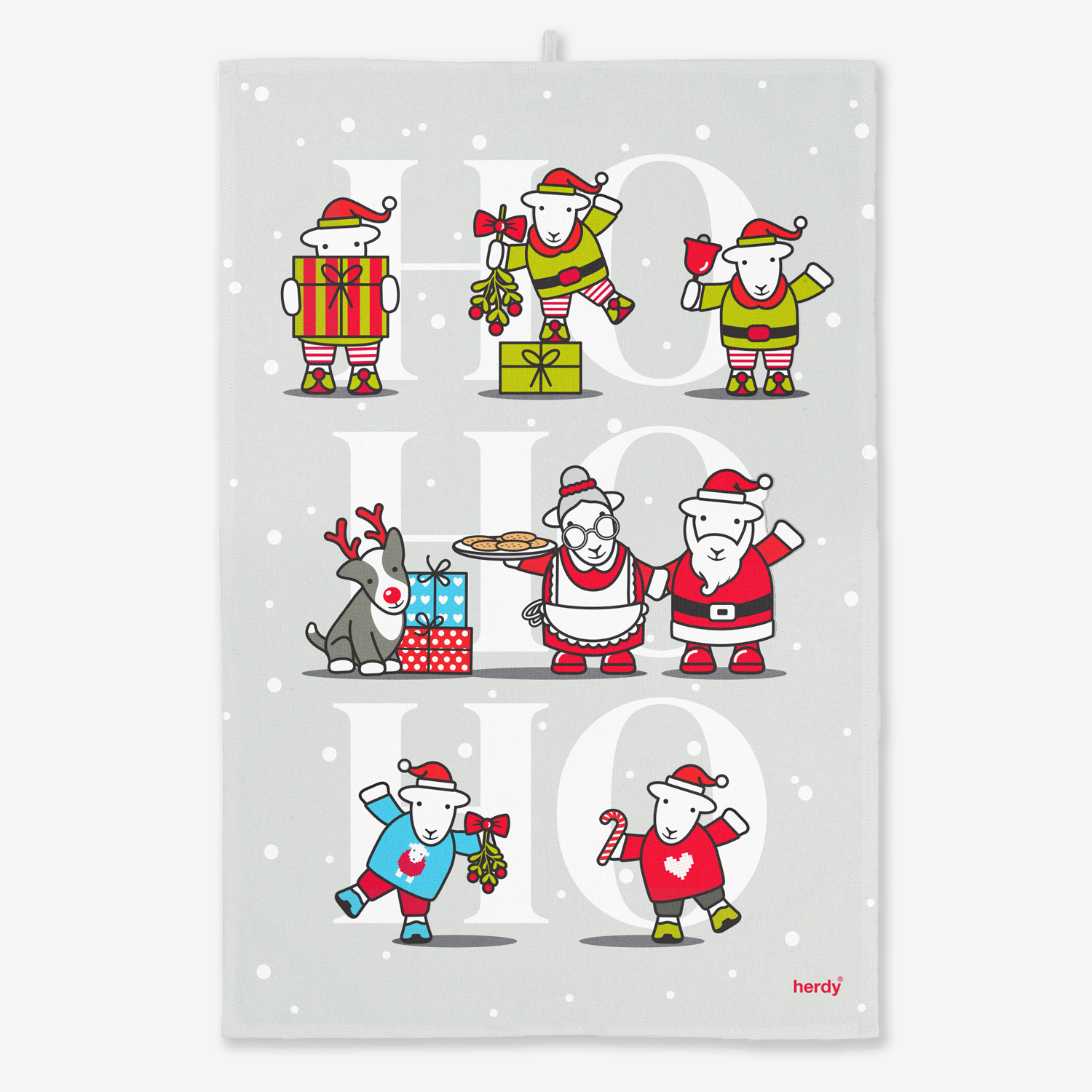 Christmas Tea Towel